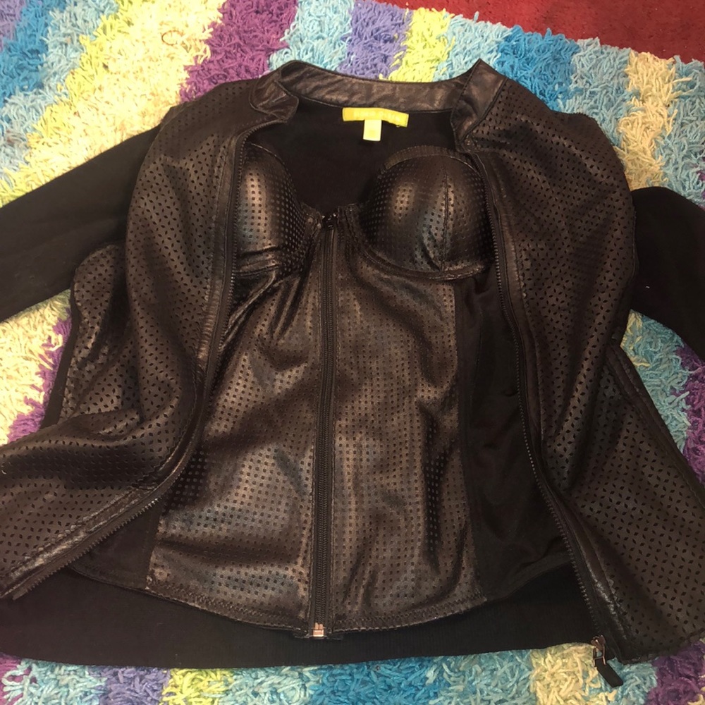 bundle bustier w jacket